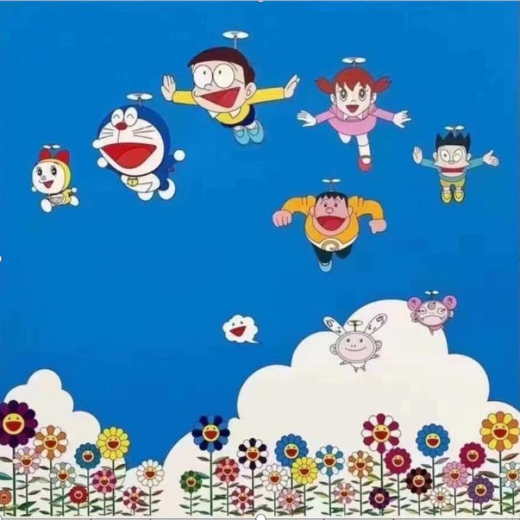 【限100版】村上隆 版画 他们的朋友 60*60cm 不带装裱商品图