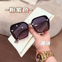 也古【高清偏光】高定细闪自带妆容感时尚墨镜防紫外线显脸小太阳镜商品图