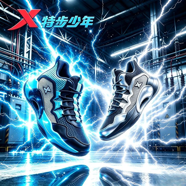 【视频同款】特步儿童四季新款篮球鞋大童实战防滑减震运动鞋9238商品图