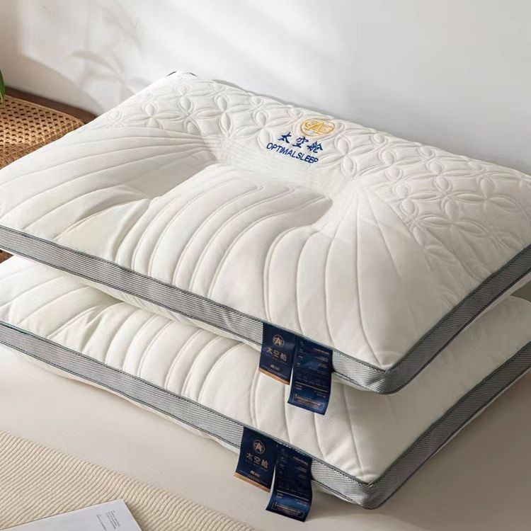 【买一送一】太空舱深睡眠护颈枕头按摩枕芯大学生家用成人头等舱商品图