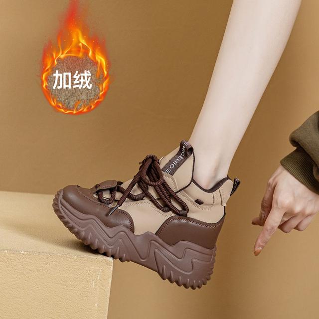【反季清仓】厚底加绒加厚时尚雪地靴女冬季新款软底百搭休闲棉鞋商品图