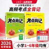 王朝霞【考点背记】2026新版上册小学1-6年级语文英语考点梳理人教商品图
