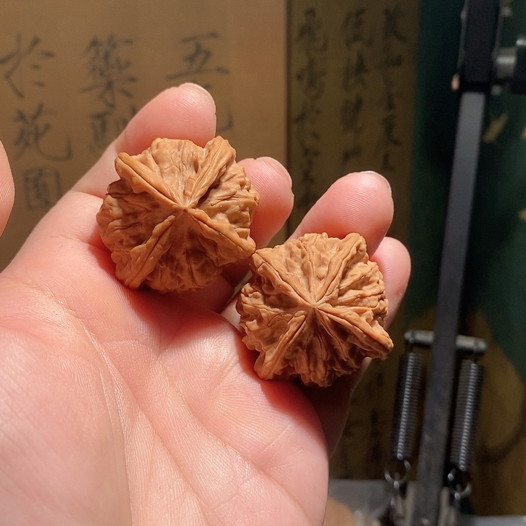 文玩核桃把件40mm玉玺四棱全品商品图