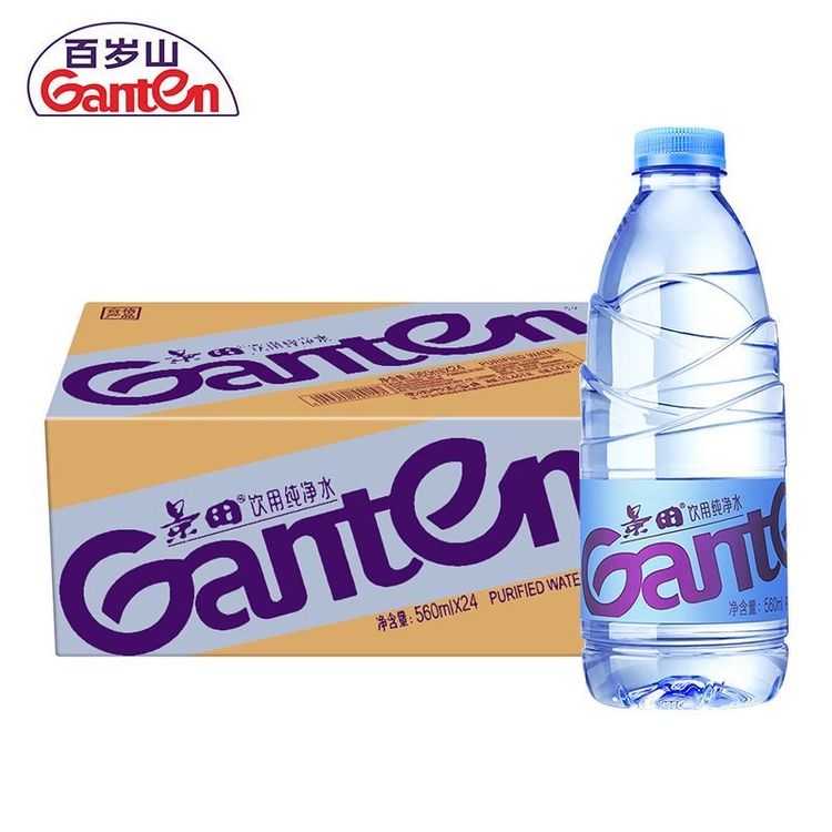【仅限广东下单】景田纯净水360ml/560ml*24瓶整箱会议接待用水xlj商品图