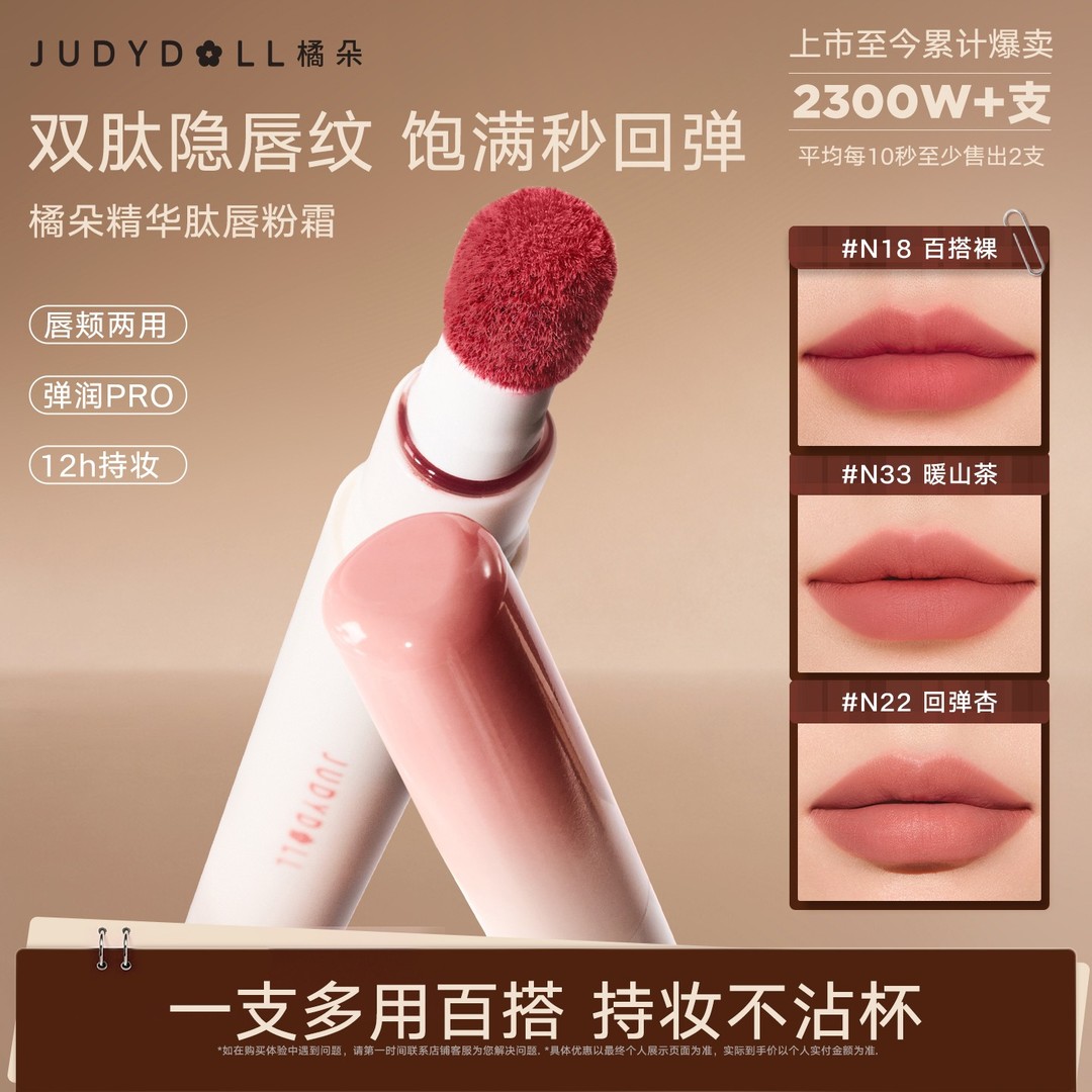 【吴小白专属】橘朵唇粉霜口红唇膏唇釉唇泥素颜不掉色by商品图