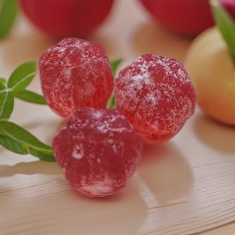 （大餐嗨吃糖）软糖水蜜桃味植物胶型凝胶糖果商品图