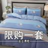 清仓加厚斜纹磨毛四件套床上用品学生宿舍被套床单单双人亲肤被罩商品图