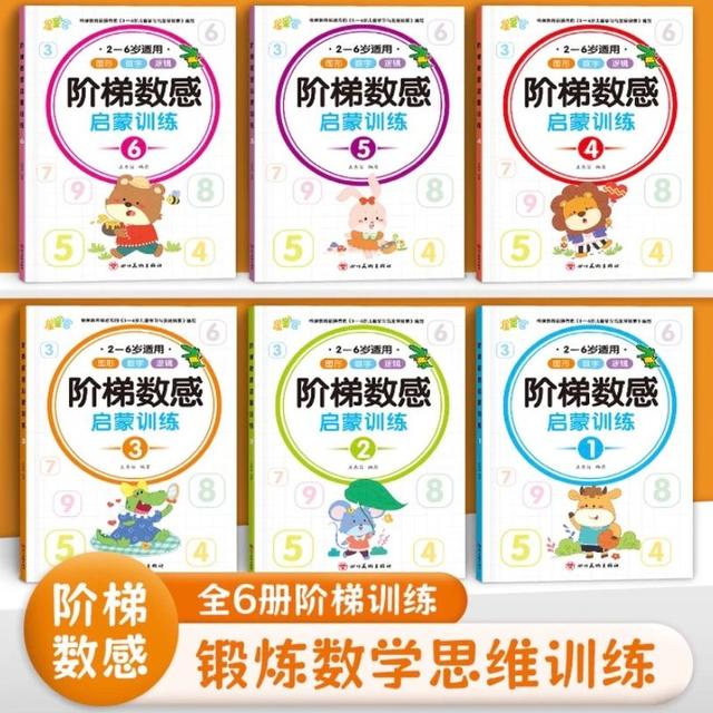 幼小衔接阶梯数感思维训练左右脑潜能 开发专注力一年级测试题商品图