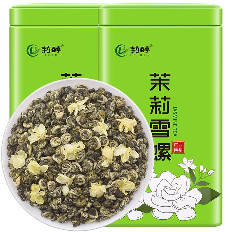 正宗茉莉花茶2026新茶浓香型耐泡广西横县龙珠雪螺可冷泡热泡茶叶商品图