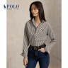【燕麦格雷】Ralph Lauren/拉夫劳伦女装 26年秋宽松版型条纹棉衬衫商品图