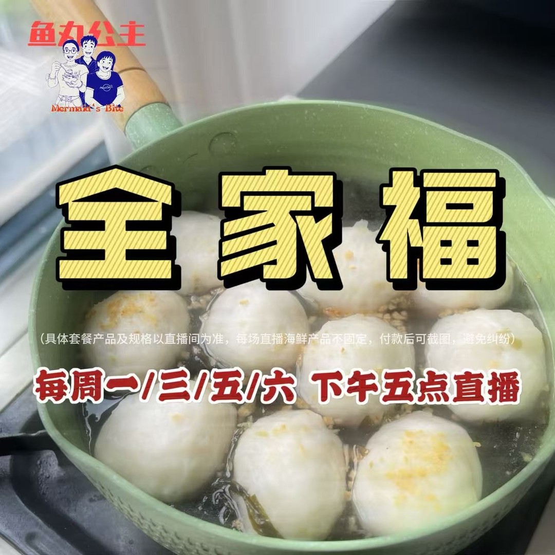 【全家福】正宗潮汕手工鲜鱼丸那哥鱼饼 公主直播专属商品图