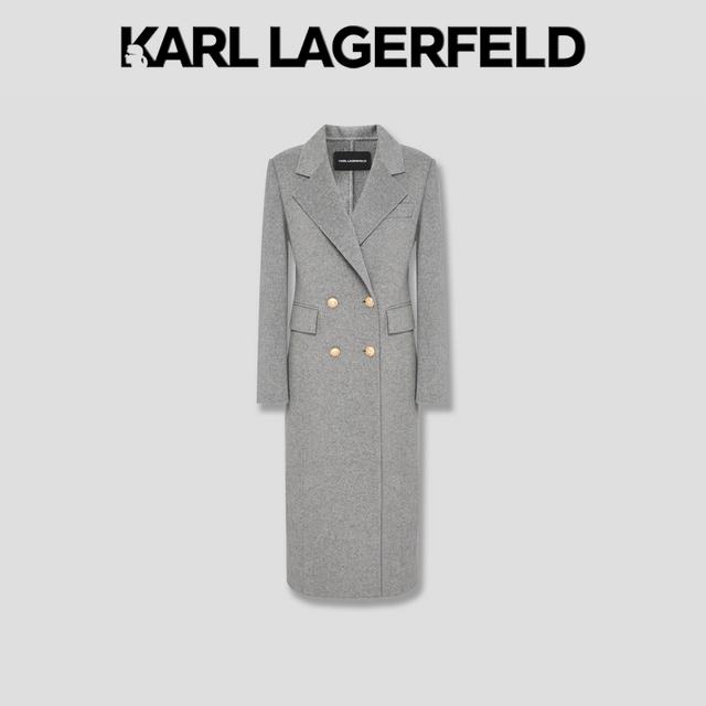 KARL LAGER卡尔拉格斐女装长款毛呢大衣P27E2912商品图