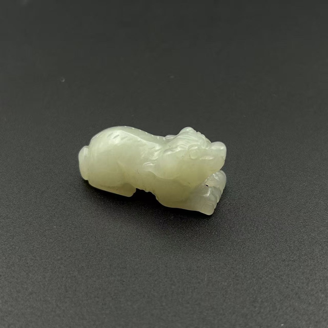 LOT.15/20世纪和田玉动物雕件/520712商品图