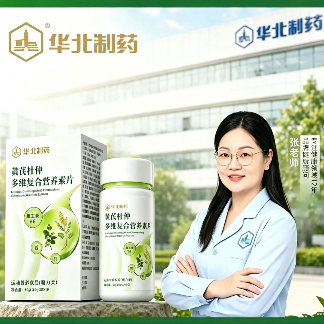 华北制药官方正品黄芪杜仲多种复合维生素中老年补充营养2商品图