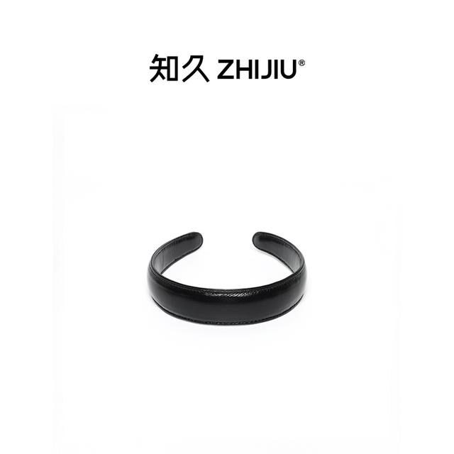 知久-陈什么陈CMdS6203NL法式复古高级油蜡牛皮经典简约百搭发箍商品图