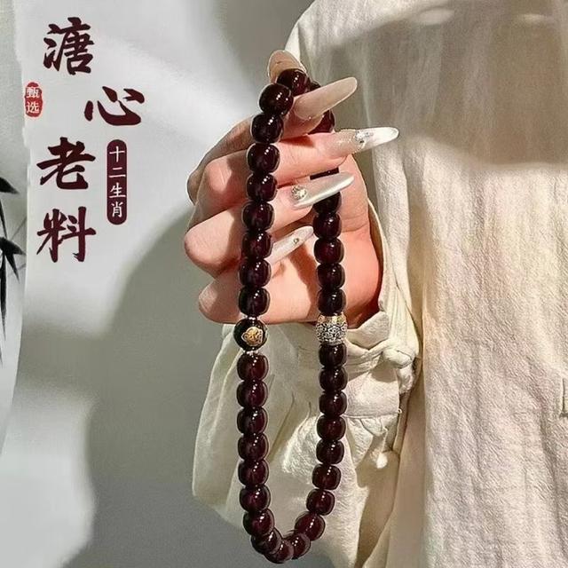 匠心菩提双圈文玩手串国风十二生肖菩提根十年糖心老料 男女款商品图