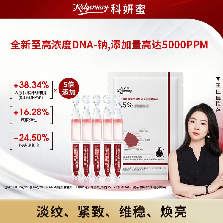 【体验装】科妍蜜DNA钠PDRN三文鱼发光精华液抗皱紧致焕亮次抛商品图