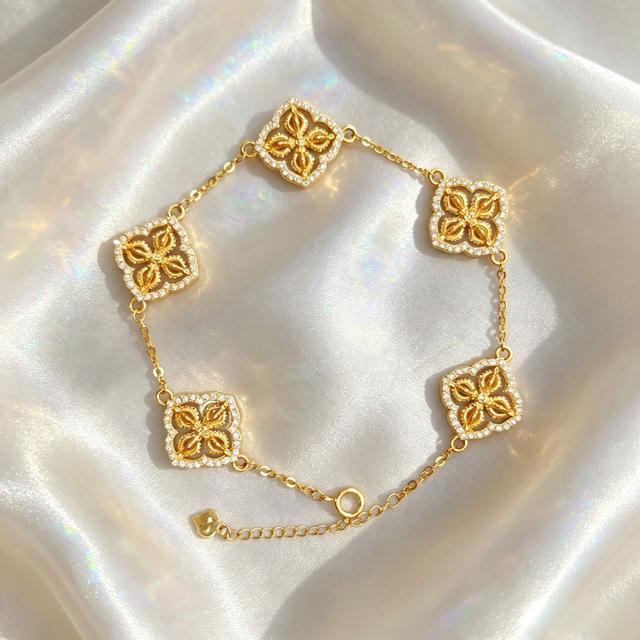 【云上叙】18K金金刚杵手链3705032-0815A15商品图