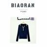 标冉BIAORAN 秋季撞色翻领针织衫9228商品图