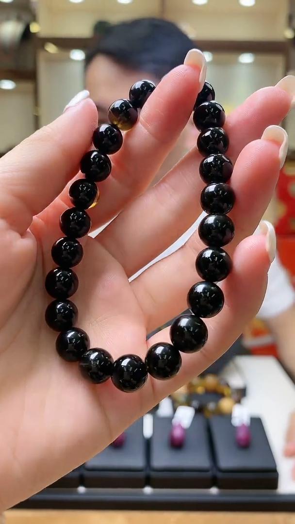 【闪购商品】琥珀颈饰e15014-药珀手串