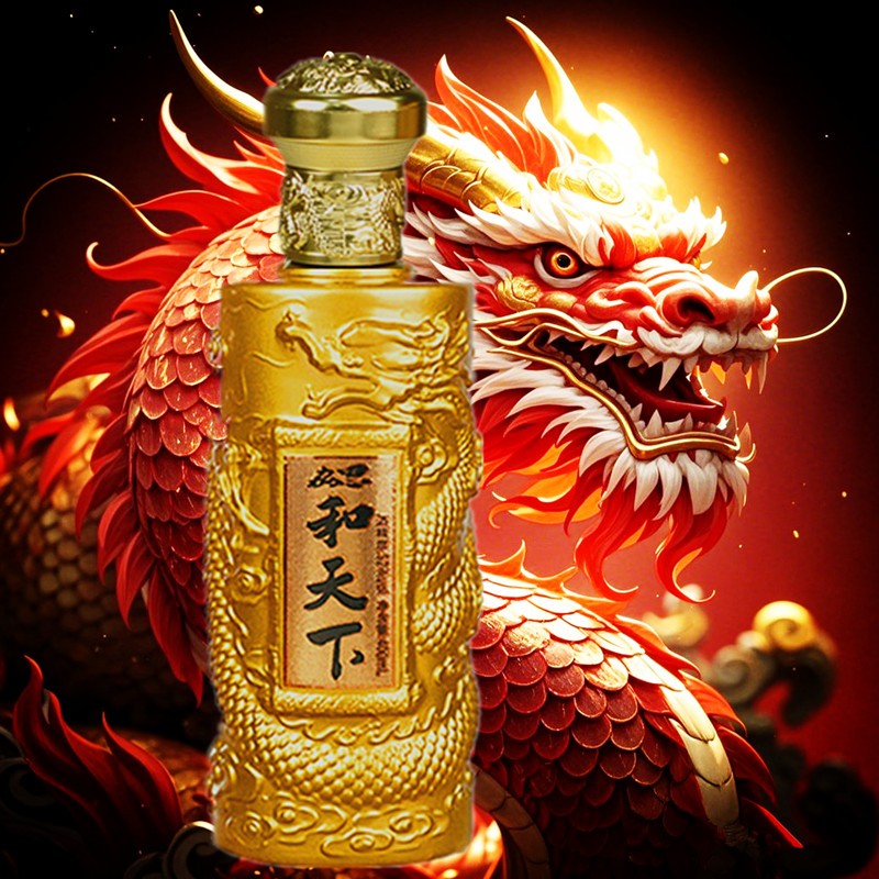 W金尊勰 和天下品鉴酒52度纯粮食白酒类口粮酒水露酒1瓶装400ML商品图