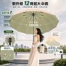 【彩胶超大号130cm】知临新款12k马卡龙撞色晴雨两用雨伞防晒天幕伞商品图