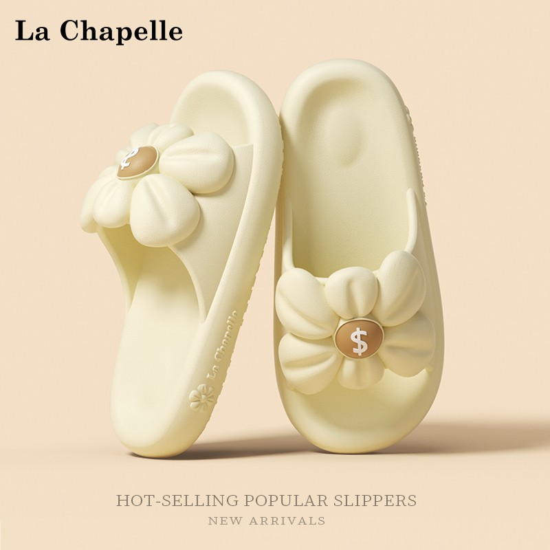 La Chapelle/拉夏贝尔新款有钱花拖鞋防滑防臭厚底凉拖鞋居家户外商品图