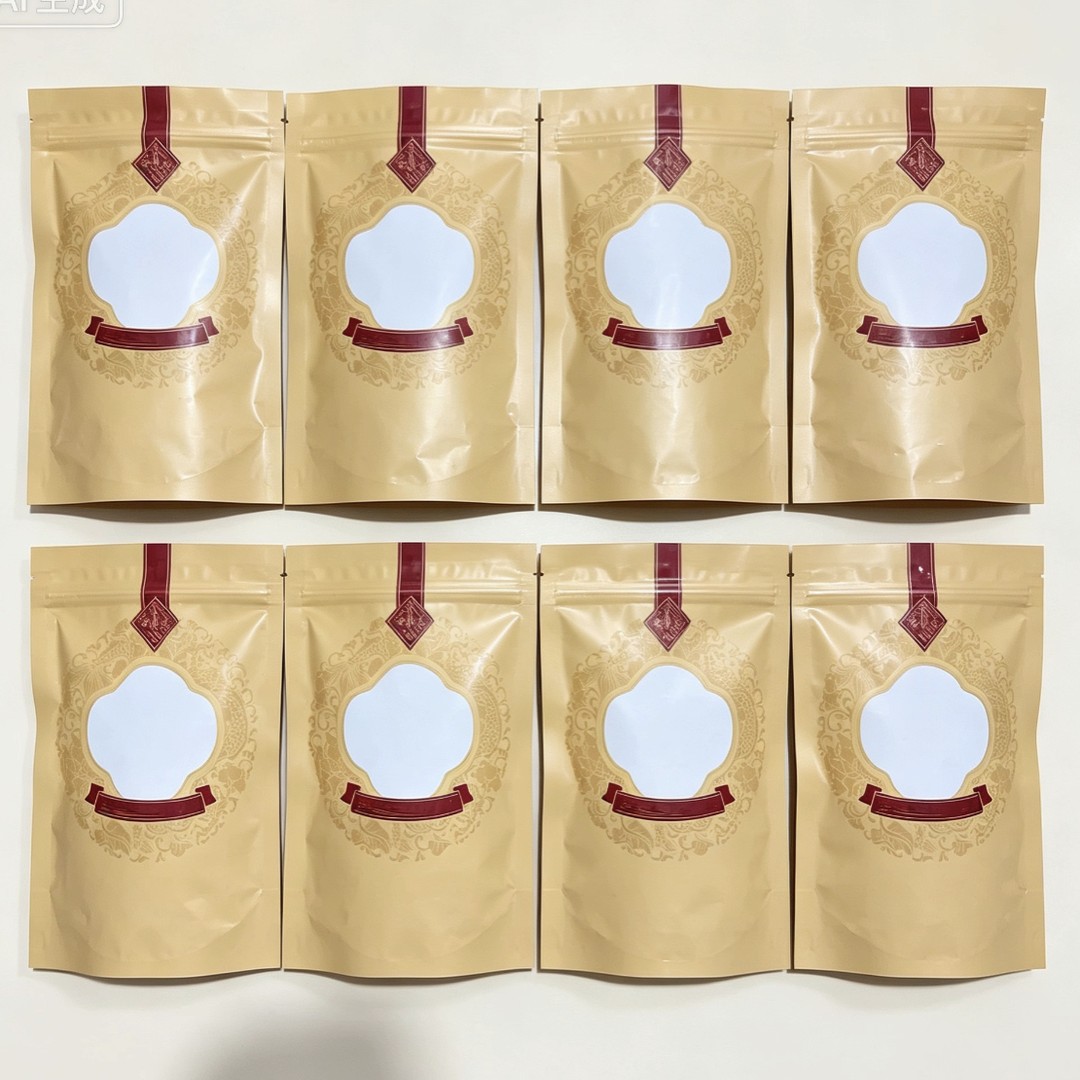 通用彩色牛皮纸自封袋包装商品图