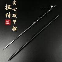 《破甲枪》龙泉收藏登山杖可反接宝剑淬火工艺户外锻造未开刃2商品图