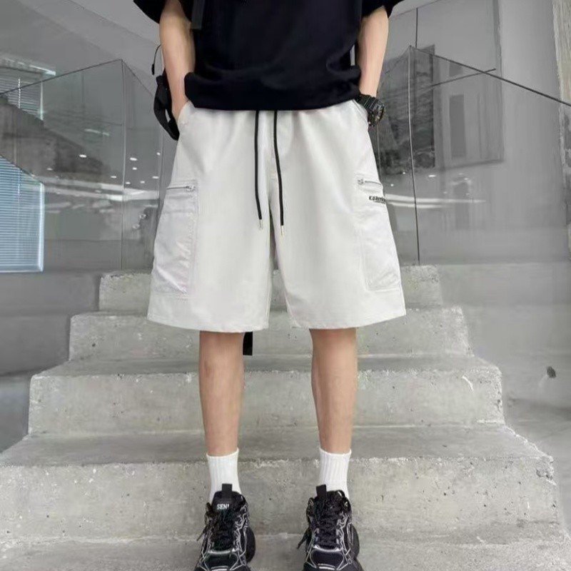 美式弯刀牛仔裤男士春夏宽松直筒裤潮牌休闲阔腿裤商品图