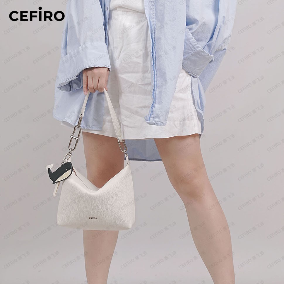 【CEFIRO · CiCi】高级感白色腋下包通勤百搭链条单肩斜跨包 1170商品图