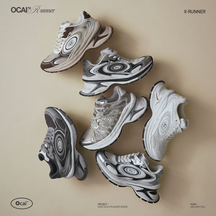 Ocai“X-Runner”飞碟2.0隐形增高6.5cm厚底增高老爹鞋商品图