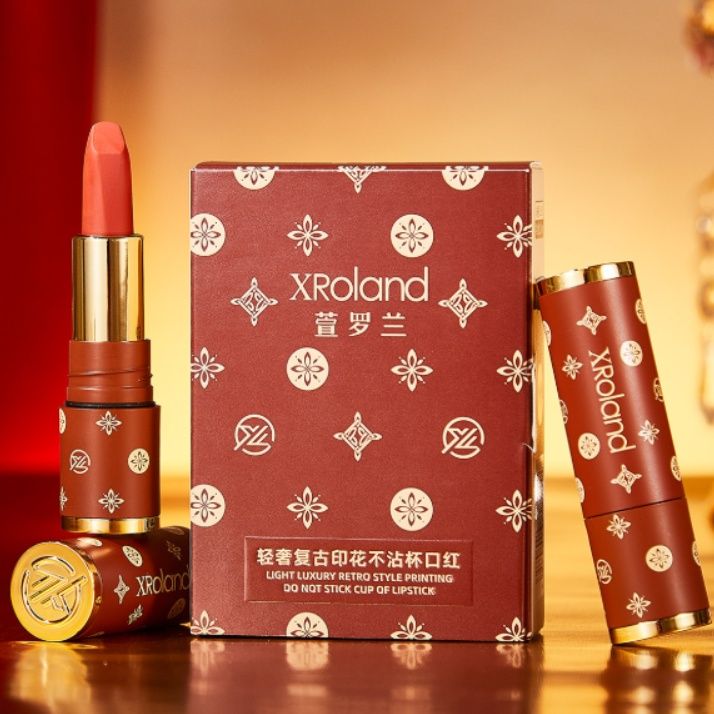 XRoland轻奢复古印花不沾杯口红（L150）商品图