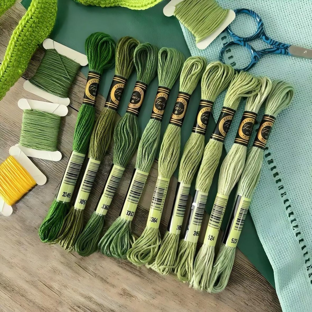 Fairy 手工diy纯棉刺绣线衣服diy绣花线十字绣绣花线配线补线选色商品图