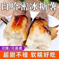 【试吃1斤】正宗河南哈密冰糖心白薯蜜薯软糯香甜沙土农家种植商品图