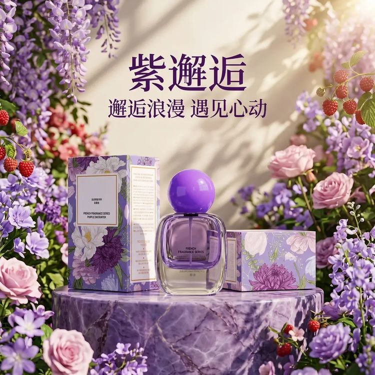 【抢！9·9元】紫邂逅香水持久留香清新淡雅高级迷人花露香商品图