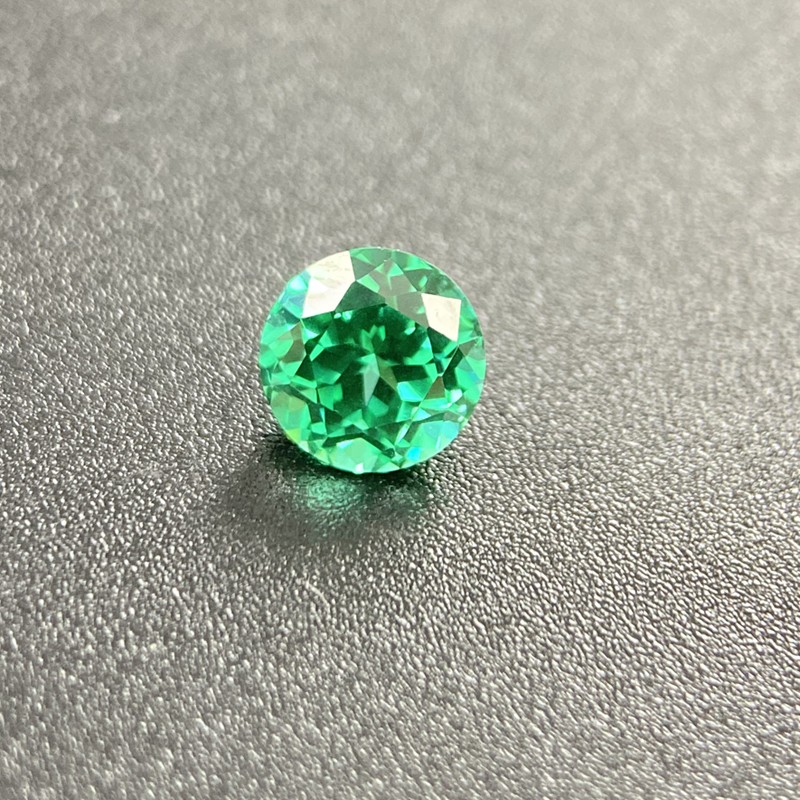 合成（培育）蓝宝石沫伦思 高精切璀璨莎弗莱宝石 圆形切工商品图