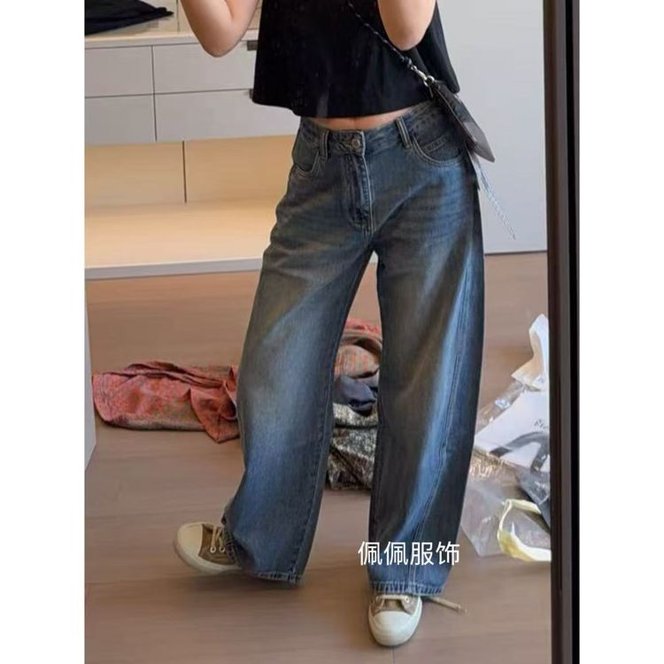 PEIYUHAN佩佩PC 【直筒阔腿裤】牛仔裤 K13540 7087047百搭显瘦商品图