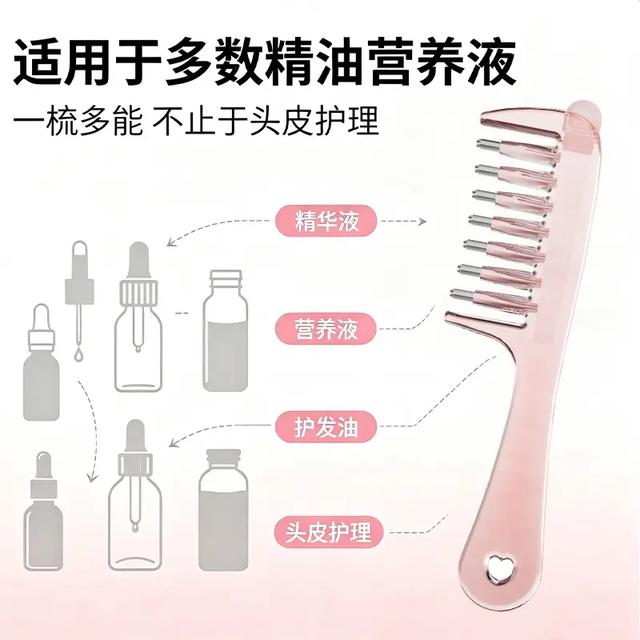 导液梳头皮上液器中药出液精华梳子头发给液头部按摩工具涂抹器商品图