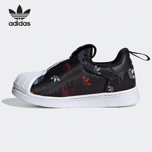 Adidas/阿迪达斯三叶草婴童贝壳头小童一脚蹬运动休闲鞋 FW0710商品图