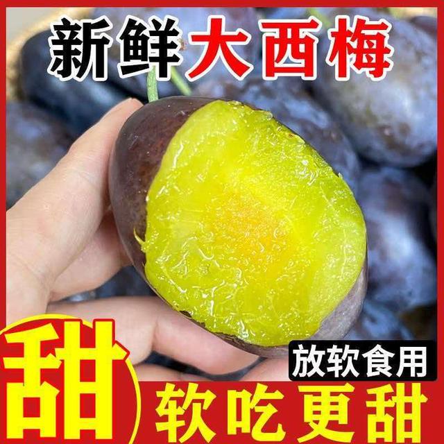 陕西秦岭山脉正宗蓝蜜西梅新鲜应季脆甜多汁脱骨时令鲜果坏果包赔商品图