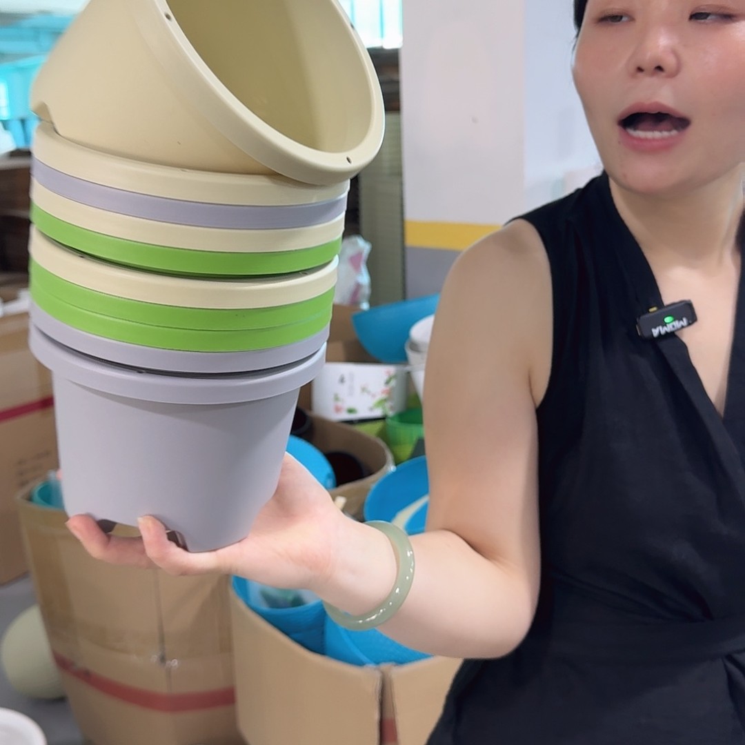 树脂正品球根1号盆口17高12混色无托10只商品图