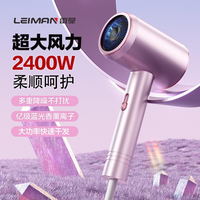 LEIMAN雷曼大功率吹风机离子护发冷热速干静音家用高速电吹风筒商品图