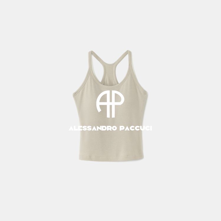 AP｜洛哥62062MB莱赛尔+山羊绒带胸垫多色时尚百搭休闲工字背心商品图