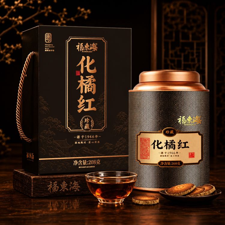 【专属】福东海 化橘红片208g化州产地化橘红胎果浓郁食用滋补品ZB商品图