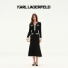 【官方】KARLLAGERFELD卡尔拉格斐长袖新款长连衣裙老佛爷M27E1301商品图