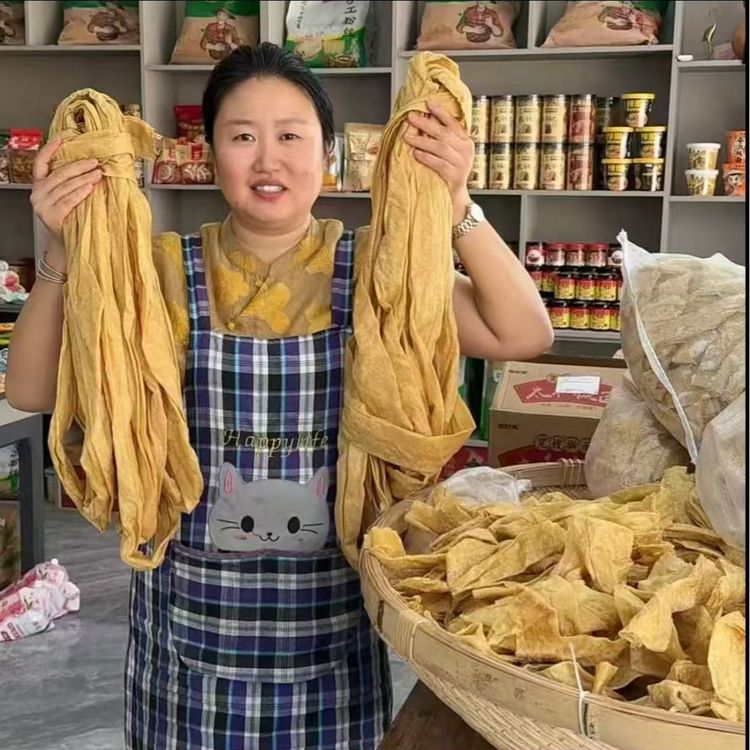【马大哈专属】蛋白肉豆腐皮新鲜现做阜阳特产人造肉豆制品火锅食材商品图