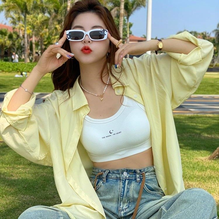 100莱赛尔设计感夏季衬衫外套女宽松2026清凉上衣外搭叠穿A627
