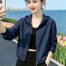 2026新款连帽防晒衣女轻薄显瘦透气宽松开衫外套夏季休闲防紫线商品图