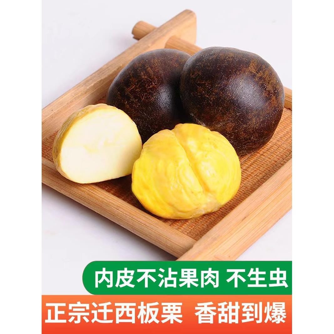 年迁西板栗生新鲜栗子店河北唐山燕山小毛油栗锥板粟笋商品图